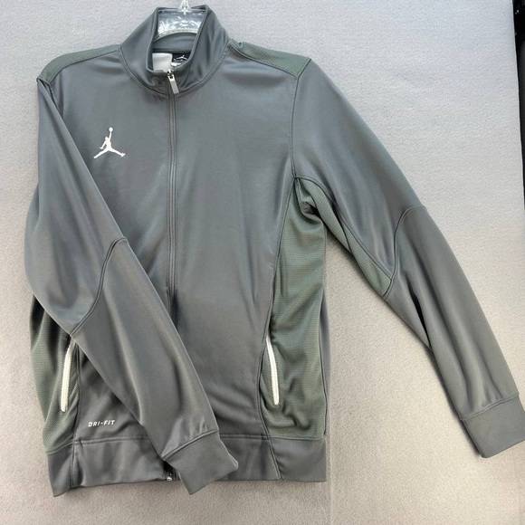 Jordan Other - Jordan JumpMan Drifit Zip Up Jacket Men’s Size Medium Grey